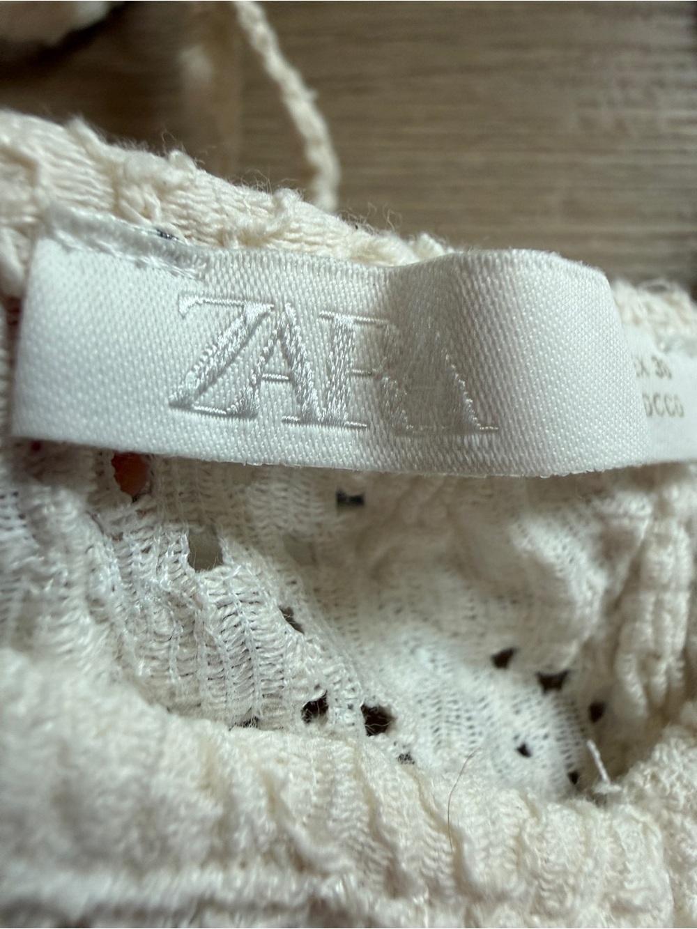 Zara Eyelet Ruffle Tank Fairy Large - Picture 6 of 12